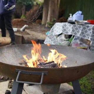 Forest school fire pit