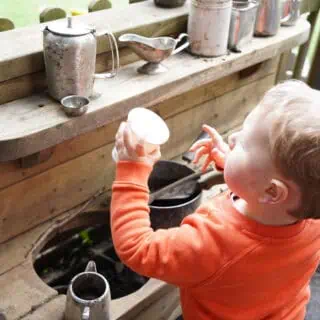 Mud Kitchen exploring